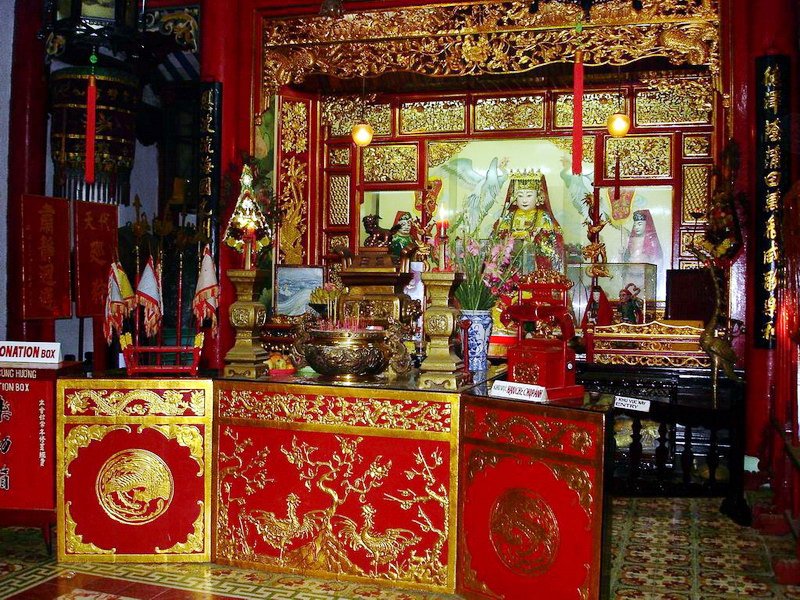04VN-Interieur palais imperial, Hue