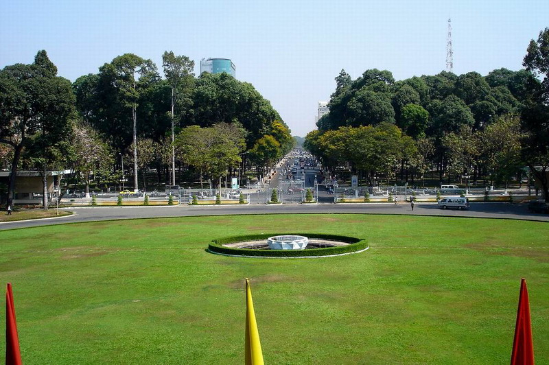 04VN-Vue de saigon du palais presidentiel
