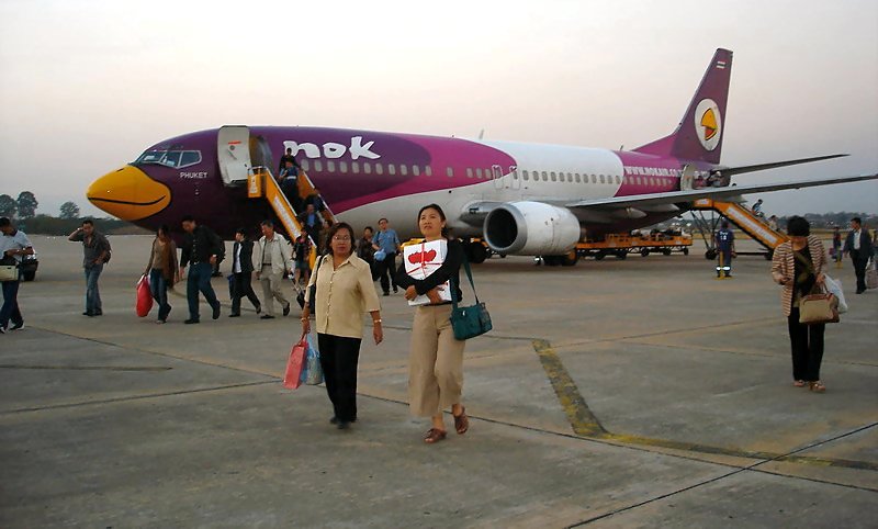 06-TH- On a osé, Nok air, la low cost de la Thai, tres bien , Khon Kaen