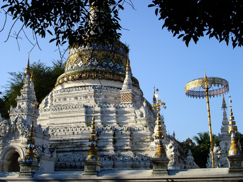 06-TH-Le Wat Champun,tout pres de notre hotel, Chiang mai