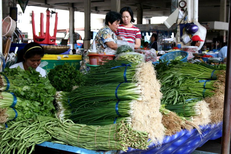 06-TH-Legumes frais sur le marché,Khon Kaen